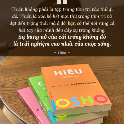 Sách - Combo 3 Cuốn OSHO : Yêu + Hiểu + Cảm Xúc