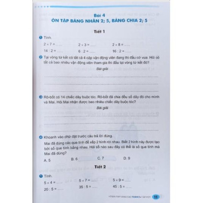 Sách - Vở bài tập nâng cao Toán lớp 3 tập 1 (Kết nối tri thức với cuộc sống)