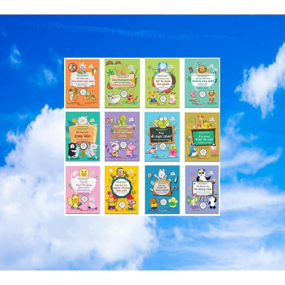 Sách - Truyện Tranh Song Ngữ Việt - Anh Cho Bé - Combo 12 Tập - Đinh Tị Books