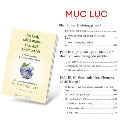 Sách mới: Ăn lành sống mạnh - Trái đất thêm xanh