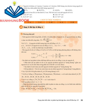 Sách - Trọng Tâm Kiến Thức Và Phân Loại Bài Tập Theo Chủ Đề Hóa Học 10 - Biên soạn theo chương trình GDPT mới.