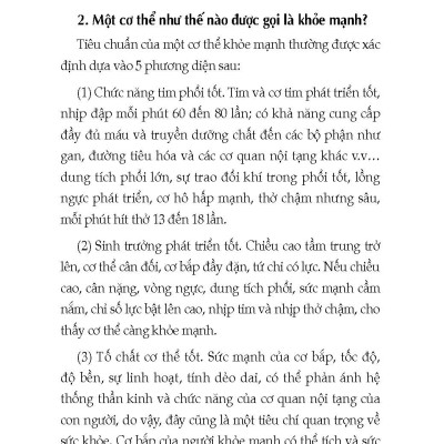 Kiến Thức Cơ Bản Nâng Cao Sức Khoẻ (Tái bản 2025)