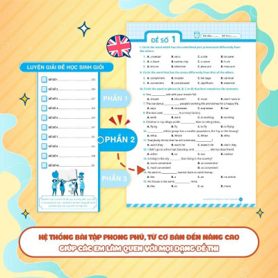 Sách - Luyện Giải Bộ Đề Bồi Dưỡng Học Sinh Giỏi Tiếng Anh Lớp 8 - Megabook