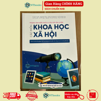 Combo 2 cuốn sách Trọng tâm kiến thức & câu hỏi ôn luyện các môn Khoa học Tự nhiên + Xã hội