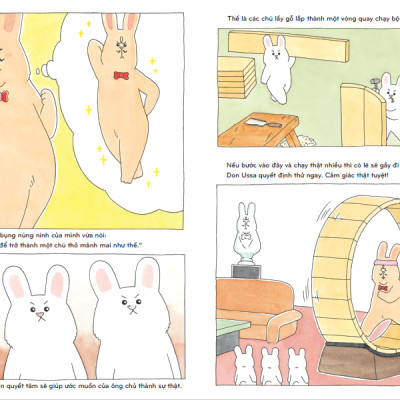 Ehon Nhật Bản - Chiến Lược Giảm Cân Của Thỏ Don Ussa (Dành Cho Trẻ Từ 3 Tuổi Trở Lên)