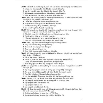 Luyện thi tốt nghiệp THPT theo hướng đánh giá năng lực môn lịch sử theo chương trình GDPTM áp dụng từ kì thi 2025