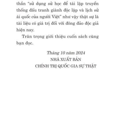 Sử Ta so với Sử Tàu - bản in 2025