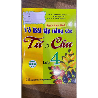 Sách Vở Bài Tập Nâng Cao Từ Và Câu Lớp 4