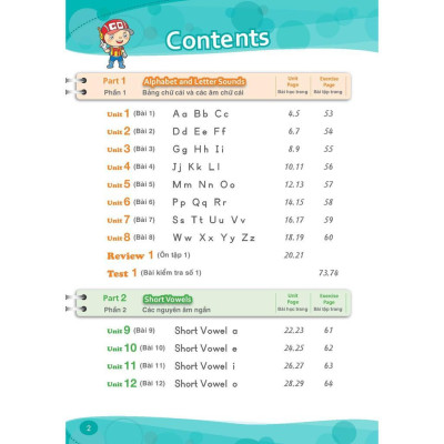Sách - Phonics Go - Học Âm - Học Vần Tiếng Anh Chuẩn Quốc Tế - Con Học Phát Âm Đánh Vần Tiếng Anh 1 - Megabook