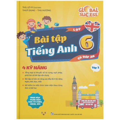 Sách - Global Success - Bài Tập Tiếng Anh 6 - Tập 2 (Có Đáp Án)