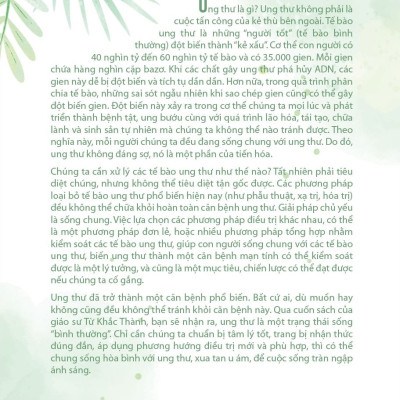 Sống Chung Với Ung Thư - Từ Khắc Thành