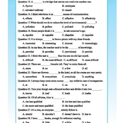 Sách - Bộ đề luyện thi môn Tiếng anh vào lớp 6 trường chuyên , chất lượng cao (có đáp án)