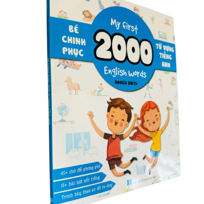 Sách- Bé Chinh Phục 2000 Từ Vựng Tiếng Anh 119 trang (My First 2000 English Words)