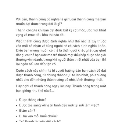Sách - 100 Bí Quyết Của Người Thành Công - Những Bài Tập Nhỏ Thay Đổi Cuộc Đời