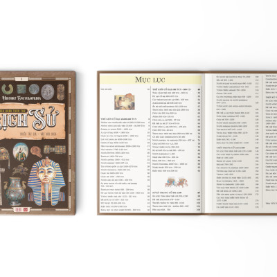 Bộ Sách Bách Khoa Toàn Thư Lịch Sử, Tập 1, Tập 2, Tổng hợp kiến thức lịch sử từ thời cổ đại đến thế giới hiện đại