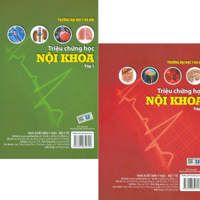 Combo 2 tập Triệu Chứng Học Nội Khoa (Tái bản lần thứ ba có sửa chữa và bổ sung) - Bản in năm 2021