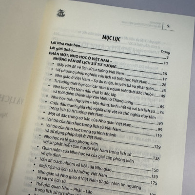 (Tái bản 2024) NHO HỌC VÀ LỊCH SỬ TƯ TƯỞNG VIỆT NAM -NXB ĐH Sư Phạm