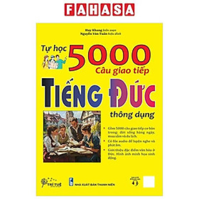 Sách - Tự Học 5000 Câu Giao Tiếp Tiếng Đức Thông Dụng