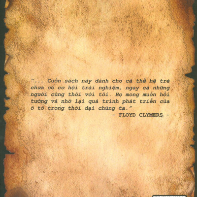 LỊCH SỬ Ô TÔ – Floyd Clymer - Mai Yên Thi dịch - Trường Phương Books - NXB Dân Trí