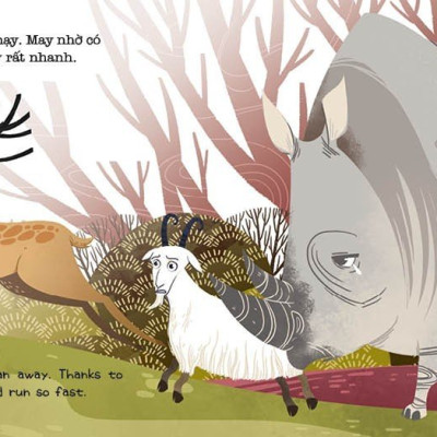 Ngụ Ngôn Song Ngữ Anh - Việt: Đôi Sừng Hươu (Tái Bản 2019)