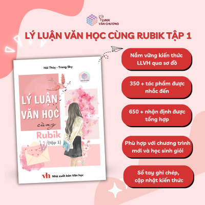 Combo 2 sách: Lý luận văn học cùng Rubik (Tập 1 + Tập 2) - Rubik Văn Chương