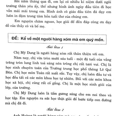 Những Bài Văn Mẫu 3