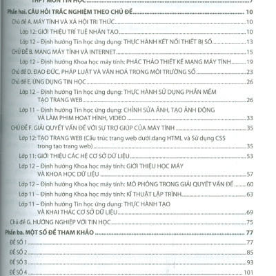Ôn Luyện Trắc Nghiệm Thi Tốt Nghiệp Trung Học Phổ Thông (năm 2025) Môn Tin Học - Kiều Phương Thuỳ chủ biên, Nguyễn Trung Khánh, Nguyễn Xuân Khuê, Lê Thị Tú Kiên, Phạm Thị Lan…