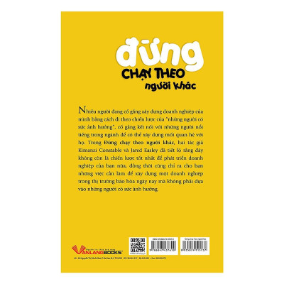 Sách - Đừng Chạy Theo Người Khác - VanLangBooks