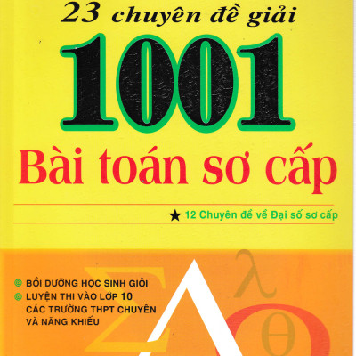 Combo 23 Chuyên Đề Giải 1001 Bài Toán Sơ Cấp - Tập 1 + 2 (Bộ 2 Cuốn) - HA