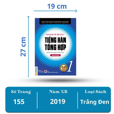 Sách - Tiếng Hàn Tổng Hợp Dành Cho Người Việt Nam - Tập 1 Đến Tập 6 - Giáo Trình Kèm Sách Bài Tập - MCBooks
