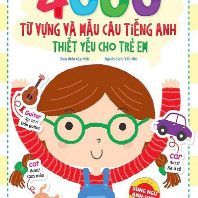 Combo bộ sách học tiếng anh cho trẻ: 4000 Từ Vựng Và Mẫu Câu Tiếng Anh Thiết Yếu Cho Trẻ Em + Bóc Dán Thông Minh - Rừng Rậm