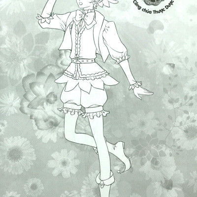 Tô Màu Công Chúa Sáng Tạo - Những Nàng Công Chúa Hoa