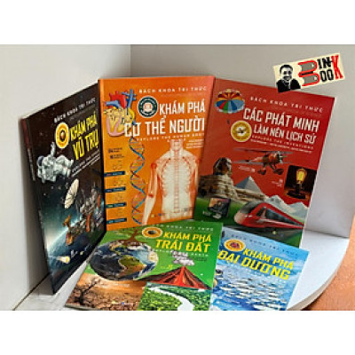 (Bộ sách Song Ngữ Việt – Anh) COMBO 5 CUỐN BÁCH KHOA TRI THỨC - Encyclopedia of Science – Bramblekids – Phạm Danh Việt dịch – Hà Giang Books – NXB Dân trí