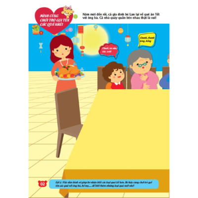 Bóc Dán Hình Thông Minh IQ-EQ-CQ 150 Miếng Dán Hình Thông Minh - Trái Cây-Rau Củ (2-6 Tuổi)