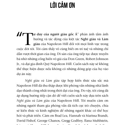 Tư duy của người giàu gốc Á: Một ấn phẩm về Nghĩ giàu và Làm giàu