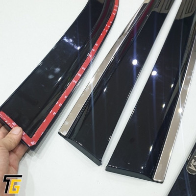 Vè che mưa xe Vinfast Lux SA chỉ Inox - Hàng cao cấp - 1 bộ 4 cánh