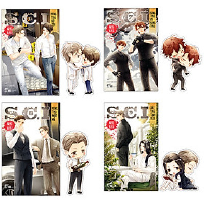 Combo SCI -Tập 6-7-8-9 (Tặng Kèm 5 Bookmak, 4 Card Pvc )