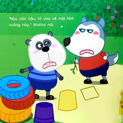 Ehon Wolfoo - Ngoài Sân Chơi Vui Mê Tơi