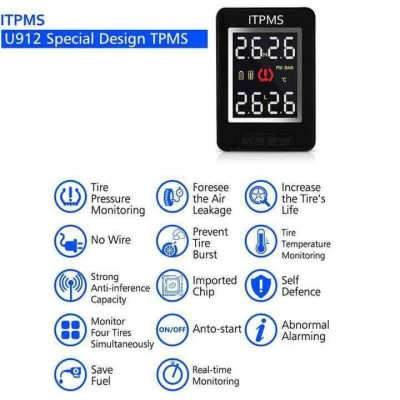 Cảm biến áp suất lốp trong Careud lắp nút chờ xe ô tô các hãng xe (Bán theo kích thước lỗ chờ)