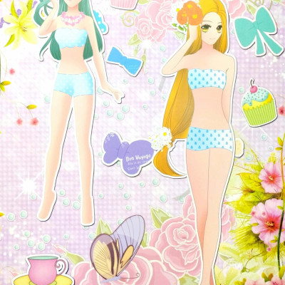 Dán hình trang phục công chúa 3 - Công chúa đáng yêu 65N