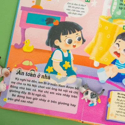 Sách - Sách âm thanh - Bé học nói Phiên bản đặc biệt với 30 nút bấm cho bé 0 - 6 tuổi - Đinh Tị Books