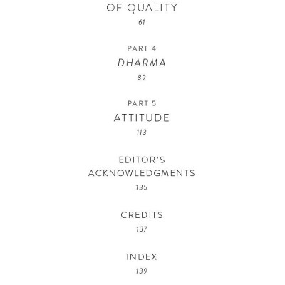 On Quality: An Inquiry Into Excellence: Unpublished And Selected Writings