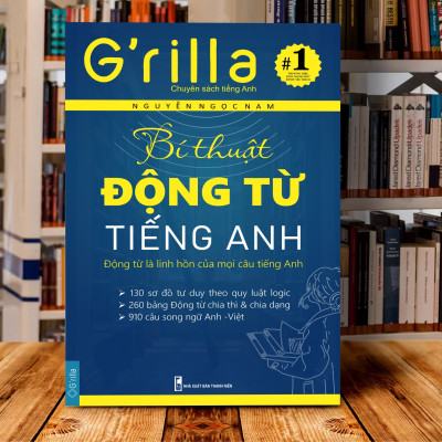 Sách - Bí thuật Động từ tiếng Anh GRILLA, kèm App học miễn phí