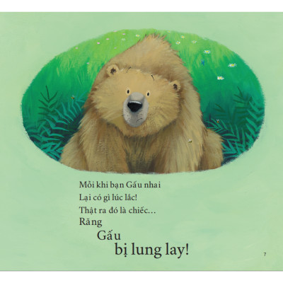 Sách Tranh Song Ngữ Gấu Thay Răng