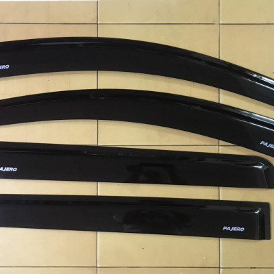 Bộ Vè Che Mưa Dành Cho Xe Mitsubishi Pajero Sport 2017 - 2021 ( Vè Đen Thái )