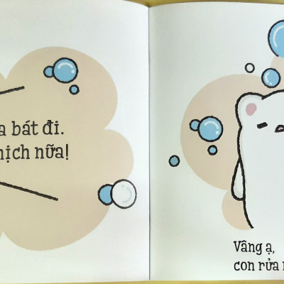 Sách Cho Bé Ehon Những Mẩu Chuyện Vụn Vặt Của Maru - Maru Tập Rửa Bát