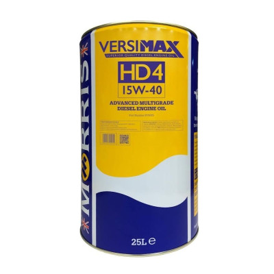Dầu Nhớt Cao Cấp Cho Động Cơ Xăng và Diesel - Morris Lubricants Versimax HD4 15W-40 / Xô 25L