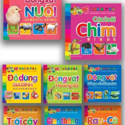 Sách: Combo Sách Bé Khám Phá Môi Trường Xung Quanh - Trọn Bộ