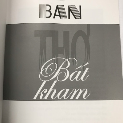 Bất Kham - tập thơ của nhà văn Y Ban