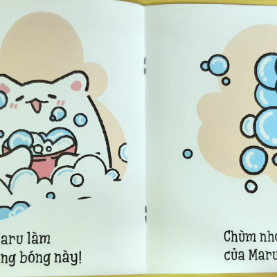 Sách Cho Bé Ehon Những Mẩu Chuyện Vụn Vặt Của Maru - Maru Tập Rửa Bát